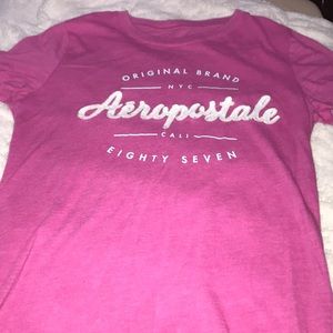 Aeropostale pink graphic tee